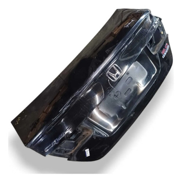 Tampa Traseira Porta Malas Honda Civic 2012 A 2015 Detalhe Preto