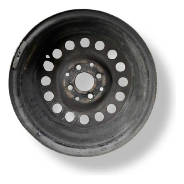 Roda Ferro Avulsa Aro 14 Volkswagen Gol Polo Voyage 8 Furos Prateado