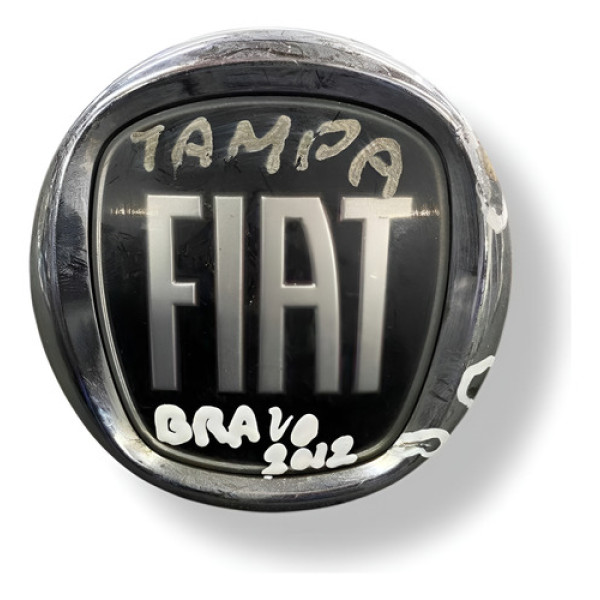 Emblema Tampa Traseira C/detalhe Fiat Bravo 2011 2012 2013 Preto