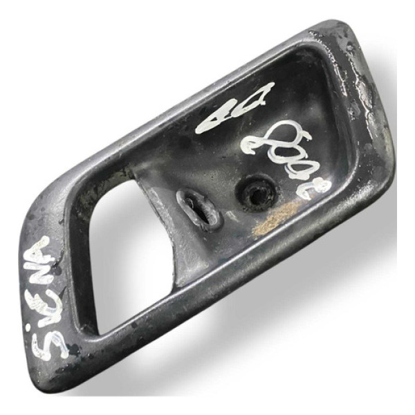 Moldura Maçaneta Interna Diant Direita Siena 2008 100167708 Preto Dianteira