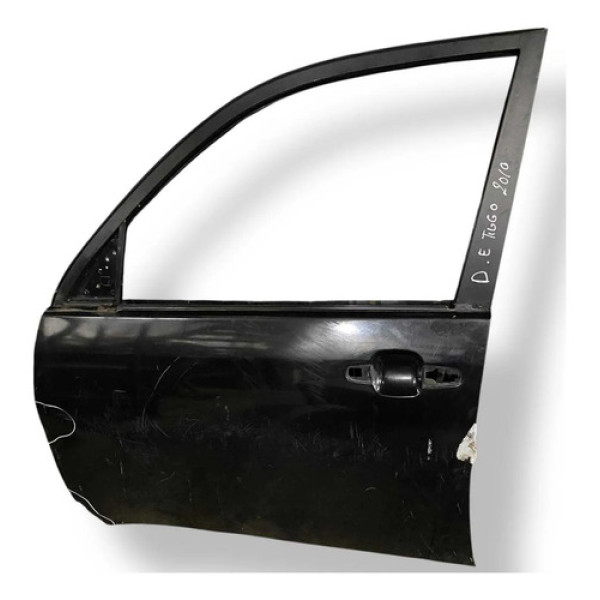 Porta Dianteira Esquerda Chery Tiggo 2 2010 A 2012 Detalhe Dianteira Esquerda Preto