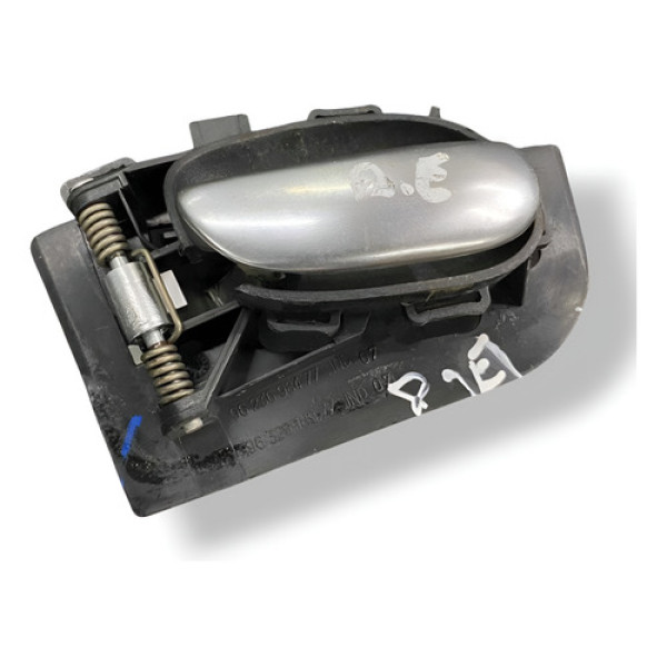 Maçaneta Interna Dianteira Esquerda Peugeot 207 2011 7855 - Prateado - Dianteira