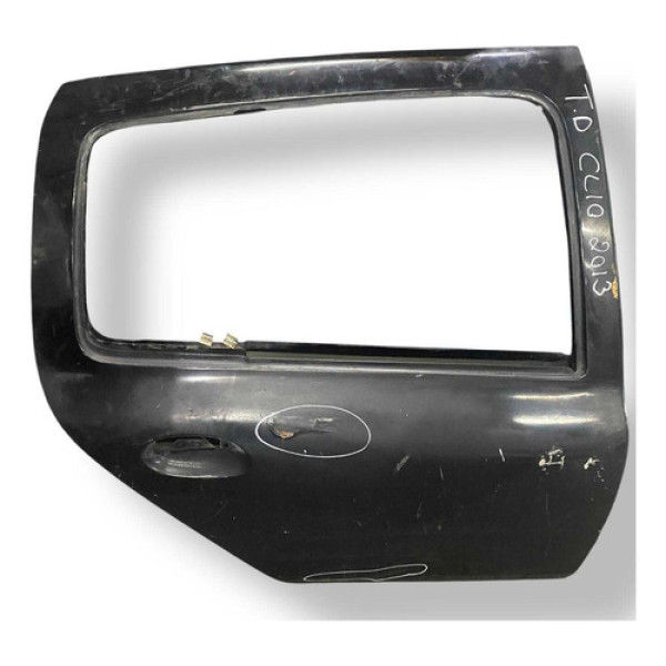 Porta Traseira Direita Traseira Direita C/detalhe Clio 2011 Traseira Direito Preto