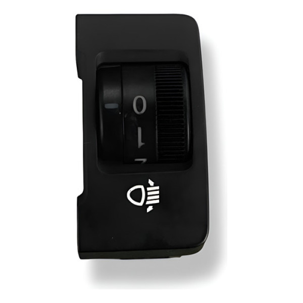 Botão Interruptor Regulagem Farol Jac  T8 2013 2014 2015 - Prateado