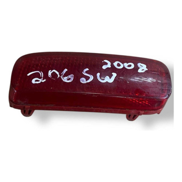 Refletor Olho Gato Tras Direito 206 Sw 2007 2008 9659830680 Vermelho