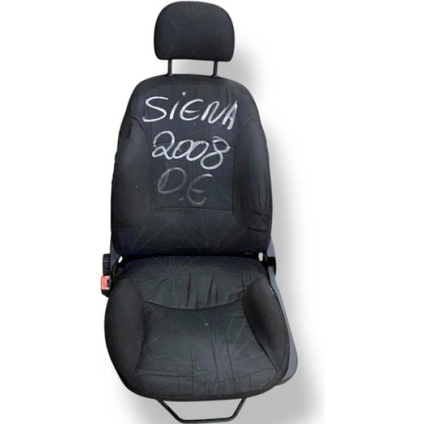 Banco Dianteiro Esquerdo Fiat Siena 1.4 2008 2009 C/detalhe Preto