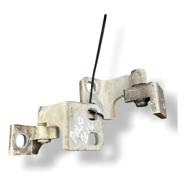 Par Dobradiças Porta Dianteira Direita Fiat Palio 2015 2016 Branco Dianteira