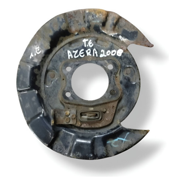 Espelho Disco Freio Traseiro Esquerdo Hyundai Azera 2008 Preto