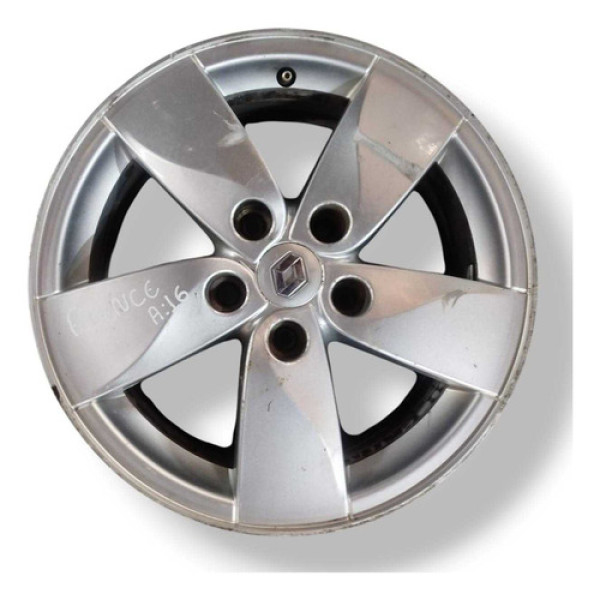 Roda De Liga Aro 16 Renault Fluence 2013 2014 2015 Branco