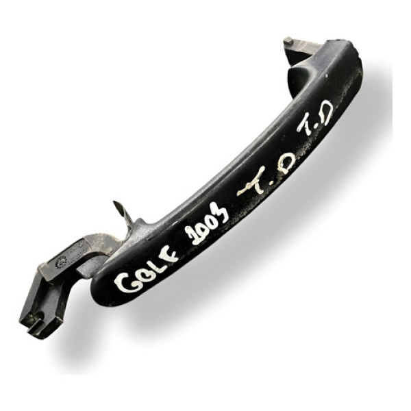 Maçaneta Externa Traseira Direita Vw Golf 2003 3b0837207 Preto