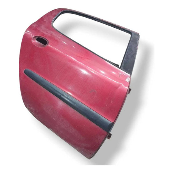 Porta Traseira Direita Peugeot 206 1.0 2000 2001 2002 2003 Traseira Esquerda Vermelho