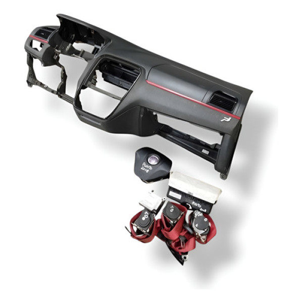 Kit Airbag Fiat Punto 2008 2009 2010 2011 2012 2013 2014 Preto