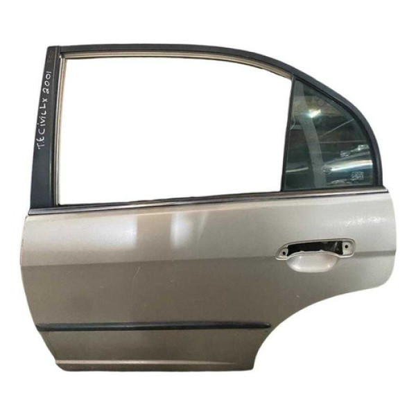 Porta Traseira Esquerda Sem Vidro Honda Civic 2001 A 2006