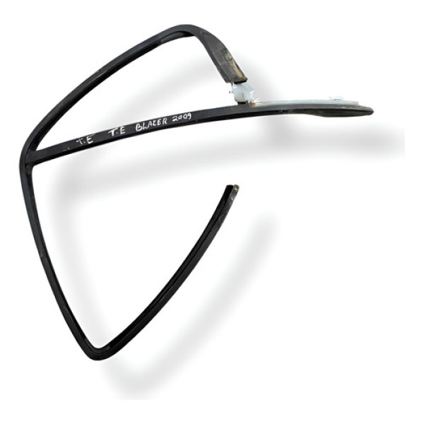 Canaleta Porta Traseira Esquerda Chevrolet  Blazer 2009 10 Branco