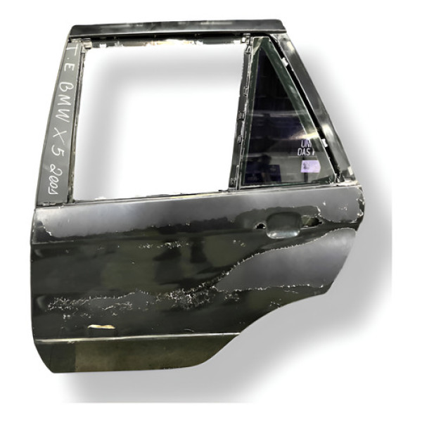 Porta Traseira Esquerda Bmw X5 2001 2002 2003 2004 Detalhe - Traseira - Esquerda - Preto