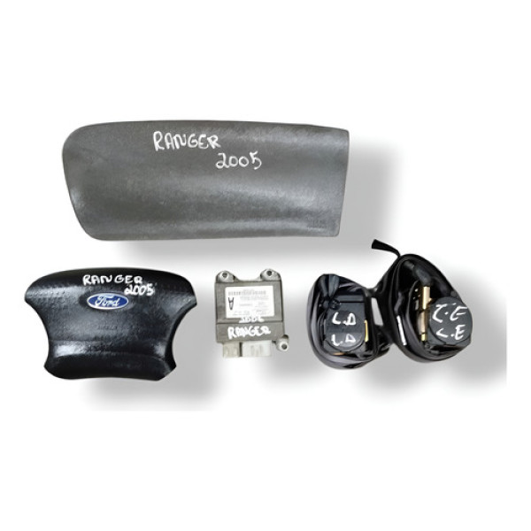 Kit Air Bag Ford Ranger 3.0 2005 A 2009 4x4 5l5514b321 Preto