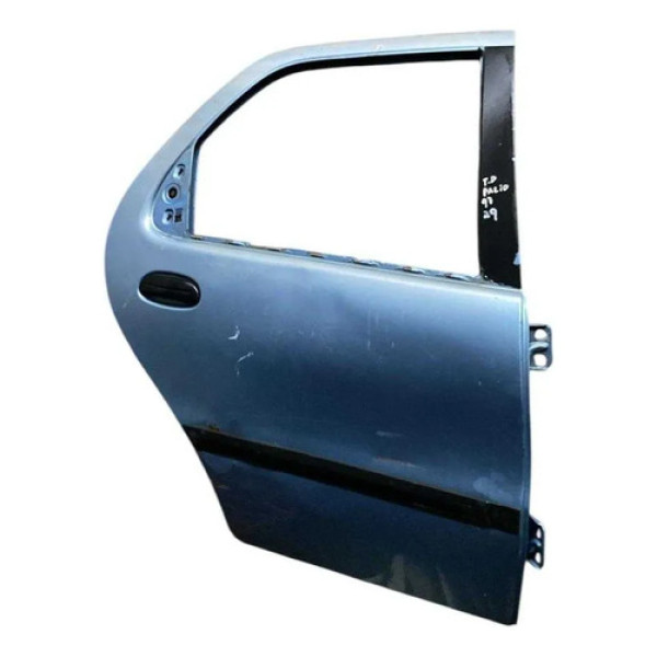 Porta Traseira Direita Fiat Palio 1996 1997 1998  Á 2003 Traseira Direita Cinza