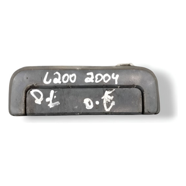Maçaneta Externa Dianteira Esquerda Mitsubishi L200 2004 Preto Dianteira