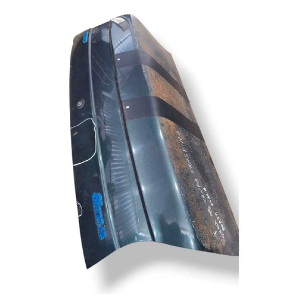 Tampa Traseira Porta Malas Fiat Siena 2009 2010 2011 Detalhe Preto