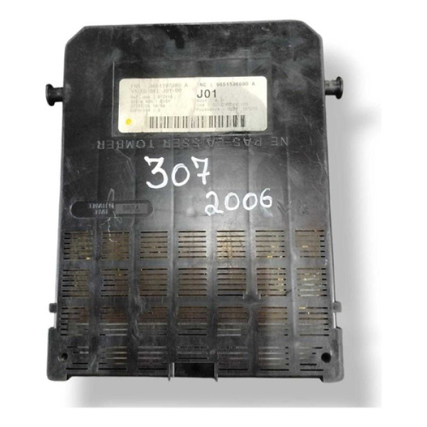 Módulo Central Fusíveis Bsi Peugeot 307 2010 9651196680a
