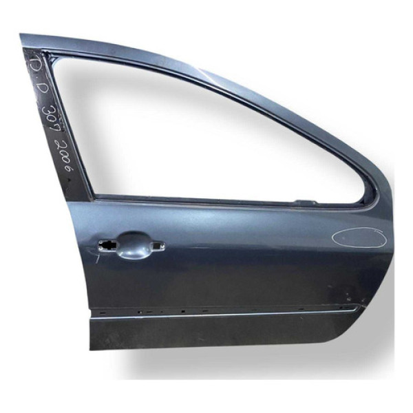 Porta Dianteira Direita  Peugeot 307 2006 2007 2008 Detalhe Traseira 8956412 Preto