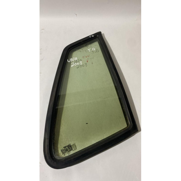 Vidro Vigia Fixo Traseiro Direito Fiat Uno Mile 2003