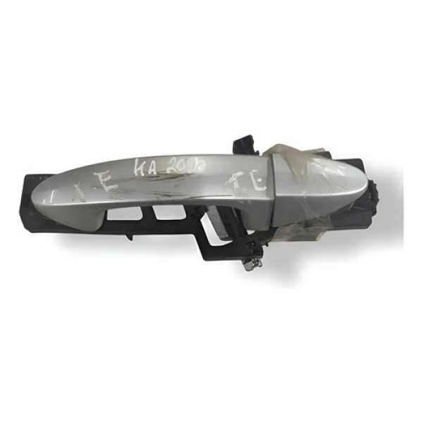 Maçaneta Externa Traseira Esquerda Ford Ka 2015 Ja6ba224a37a Prateado Traseira