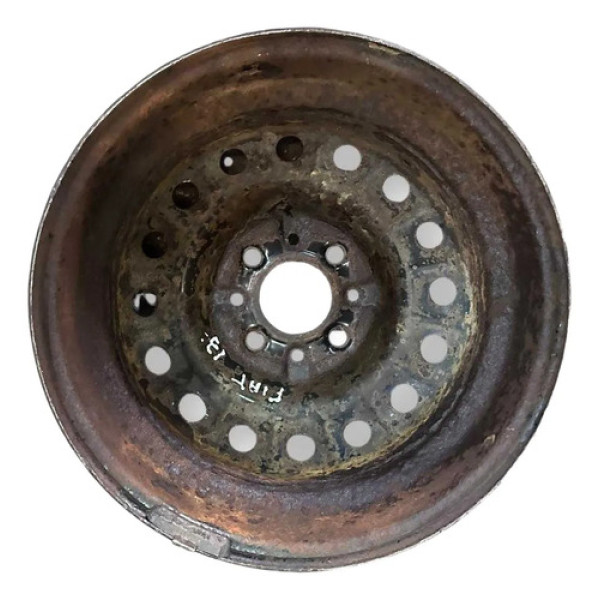 Roda Ferro Aro 13 Fiat Uno Mille Uno, Palio, Siena, Fiorino Preto