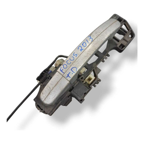 Maçaneta Externa Traseira Direita Ford Focus 2013 A 2015 Preto Traseira