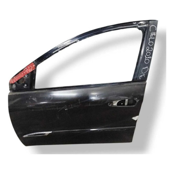 Porta Dianteira Esquerda Chery Cielo 2010 2011 2012 2013 Dianteira Esquerda Preto