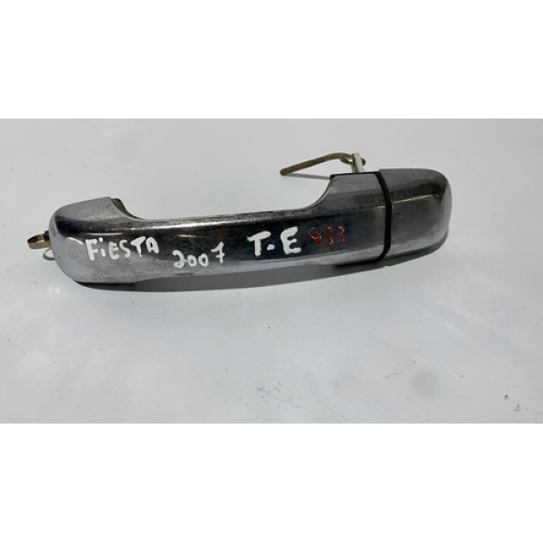 Maçaneta Externa Traseira Esquerda Ford Fiesta 2007 Traseira