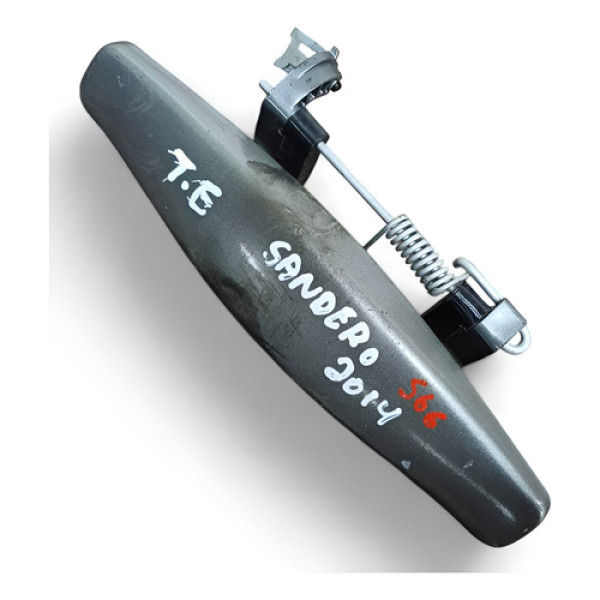 Maçaneta Externa Traseira Direita Sandero Duster 2007 A 2014 Vermelho Traseira