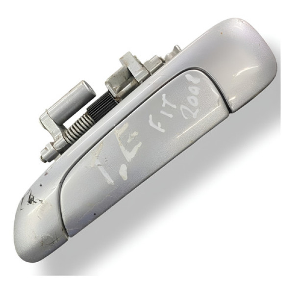 Maçaneta Externa Traseira Esquerda Honda Fit 2008 2009 2010 Prateado Traseira