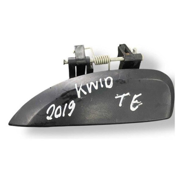 Maçaneta Externa Traseira Esquerda Renault Kwid 2019 2020 Preto Traseira