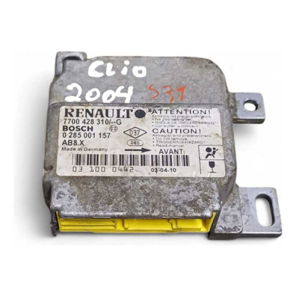 Modulo Central Air Bag Renault Clio 2000 A 2006 770428310