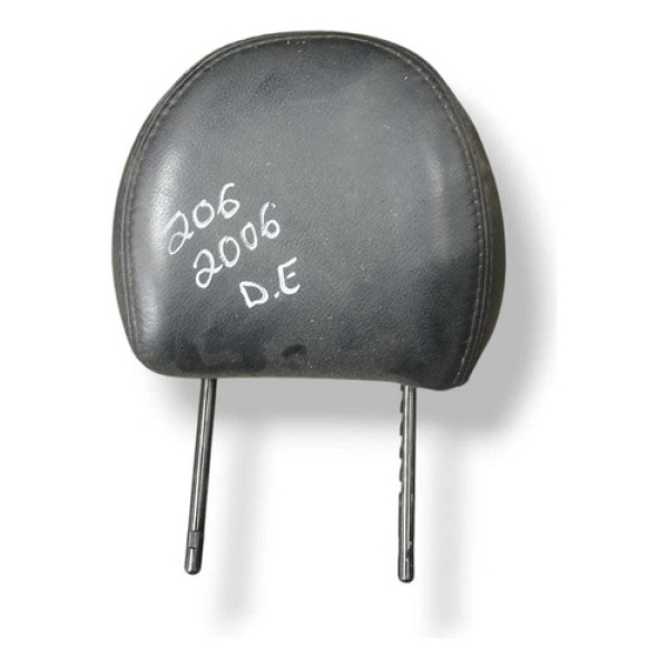 Apoio De Cabeça Dianteiro Esquerdo Peugeot 206 2004 2005 06 Preto