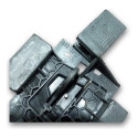 Maçaneta Interna Dianteira Esquerda Chevrolet Celta 93373217 Preto Dianteira