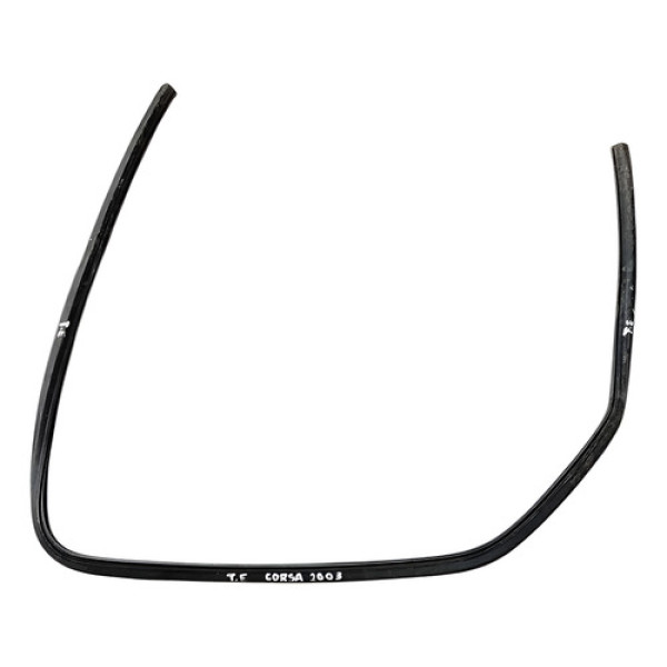 Borracha Canaleta Vido Traseiro Esquerdo Gm Corsa 1.0 2003  Vermelho