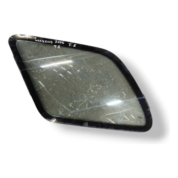 Vidro Lateral Fixo Traseiro Esquerdo Fiat Palio Weekend 2006