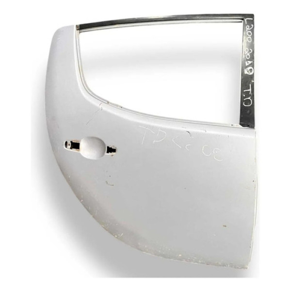 Porta Traseira Direita Mitsubishi L200 Triton 2009 2010 2011 Traseira Direita Branco
