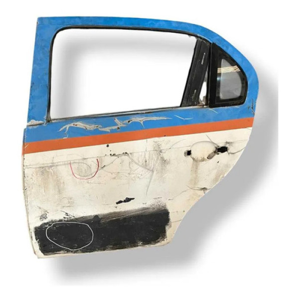 Porta Traseira Esquerda Original G6 Voyage 2014/2016 Detalhe Traseira Esquerda Branco