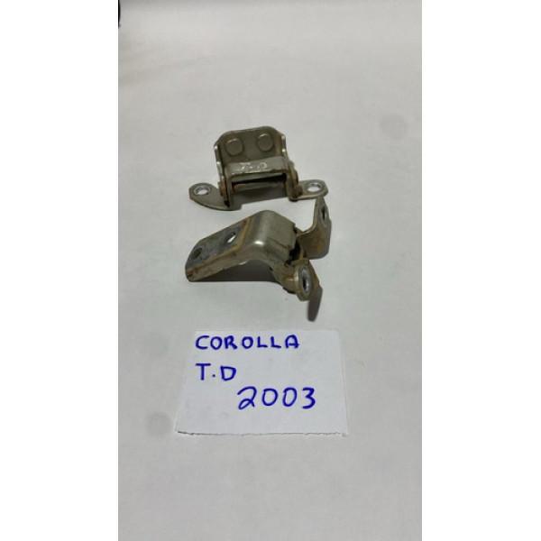 Par Dobradiça Porta Trase Direita Toyota Corolla 2002 A 2009