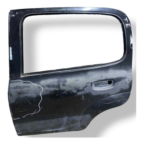 Porta Traseira Direita Fiat Uno Vivace 1.0 2011 2012 Detalhe Traseira Esquerda Preto