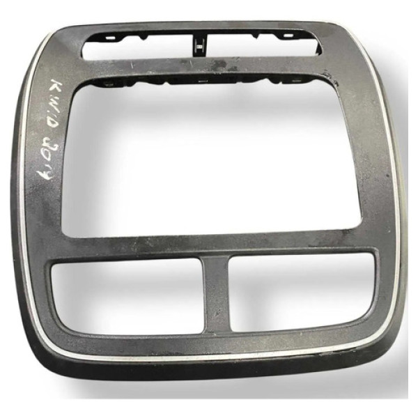 Moldura Painel Central Renault Kwid 1.0 2019/2020 682602047r Branco Listras