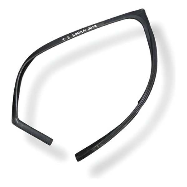 Borracha Canaleta Vidro Traseiro Esquerdo Renault Logan 2008 Cinza