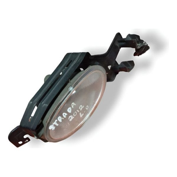 Farol Milha Sem Moldura Lado Direito Fiat Strada 2012 2013 Preto