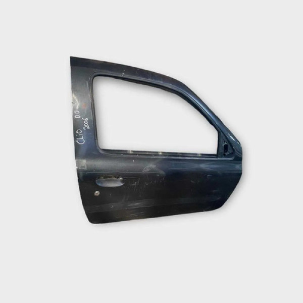 Porta Dianteira Direita Renault Clio 2006 2007 2008 2009 Dianteira Direita Preto