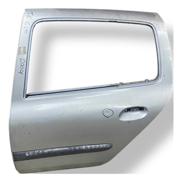 Porta Traseira Esquerda Renault Clio 2004 2005 2006 Detalhe Traseira Esquerda Cinza