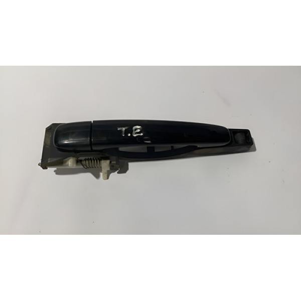  Maçaneta Externa Traseira Esquerda Peugeot  307 2010 Preto Traseira