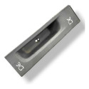 Puxador Interno Porta Dianteira Esquerda S10 2014 5003038 Preto